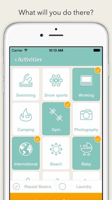 PackPoint Travel Packing List screenshot 3