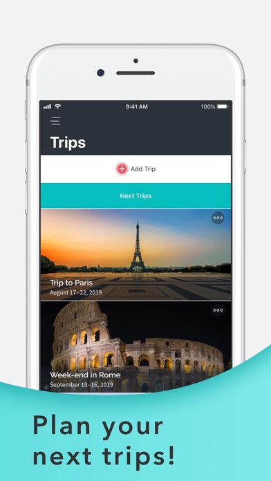 Packr Travel Packing List screenshot 2
