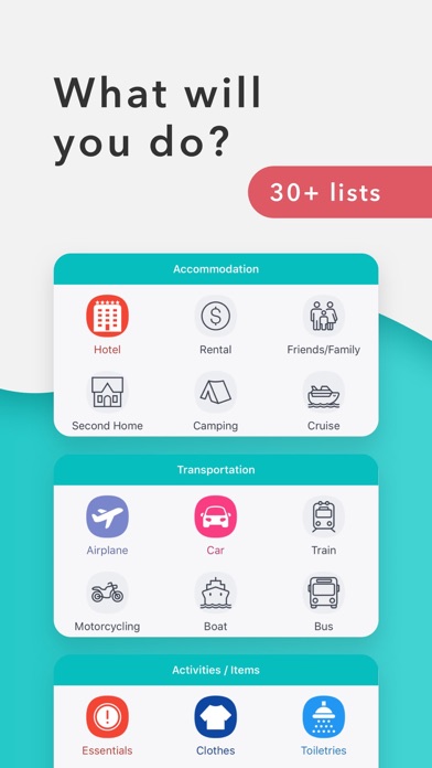Packr Travel Packing List screenshot 4