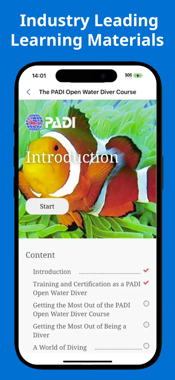 PADI screenshot 3