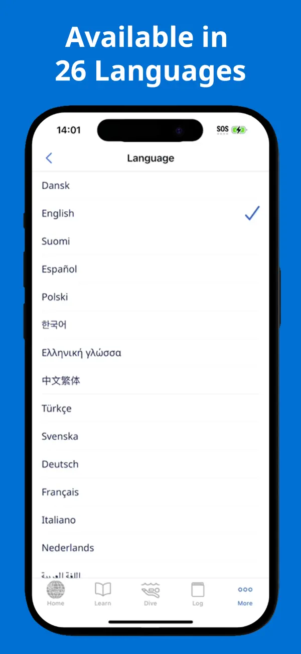 PADI screenshot 2