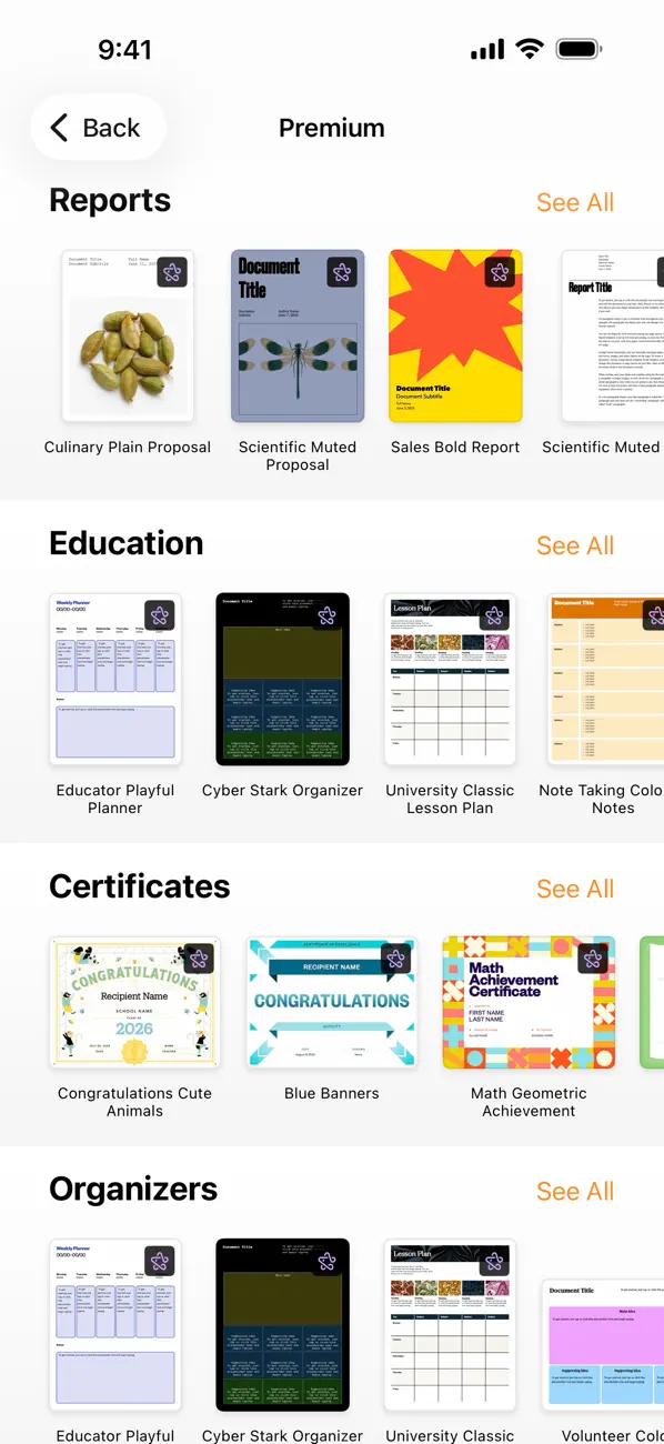 Pages: Create Documents screenshot 5