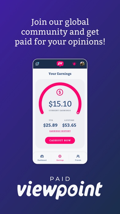 PaidViewpoint screenshot 1