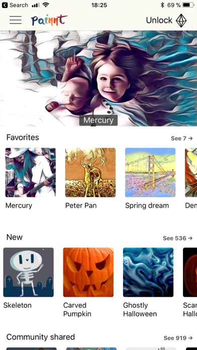 Painnt - Art & Cartoon Filters screenshot 3