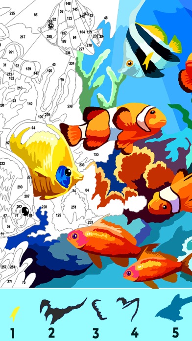 Paint by number for adults screenshot 1