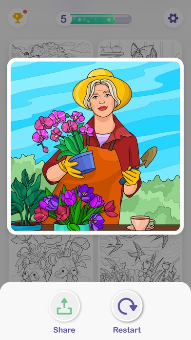 Paint by Number Oil: Hey Color screenshot 1