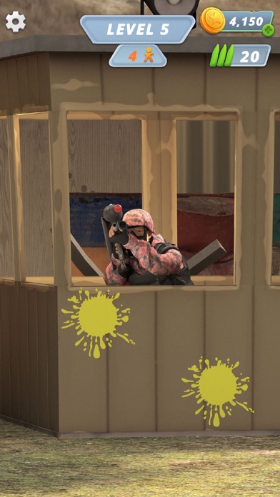 Paintball Attack 3D: Color War screenshot 1