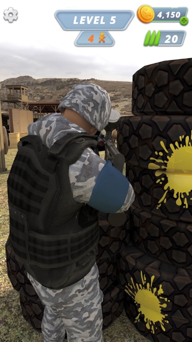 Paintball Attack 3D: Color War screenshot 2
