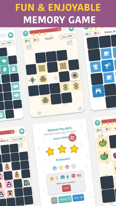 Pairs Memory Games for Adults screenshot 5