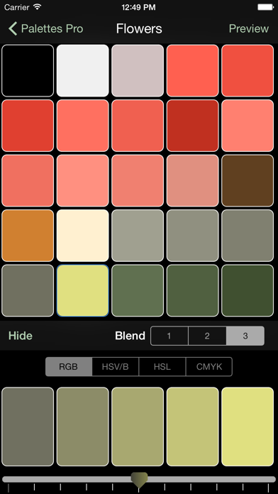 Palettes screenshot 1