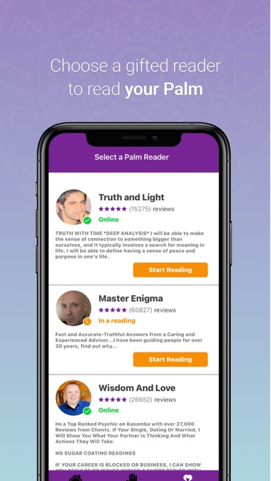 Palm Reader: Live Readings screenshot 4