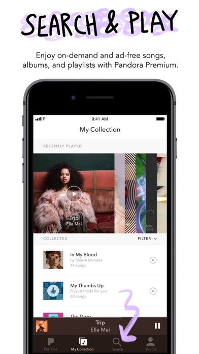 Pandora: Music & Podcasts screenshot 3