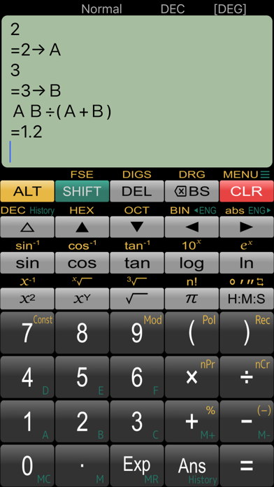 Panecal Scientific Calculator screenshot 2