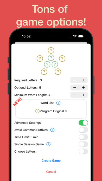 Pangram screenshot 1