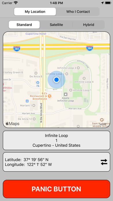 PanicButton+ screenshot 2