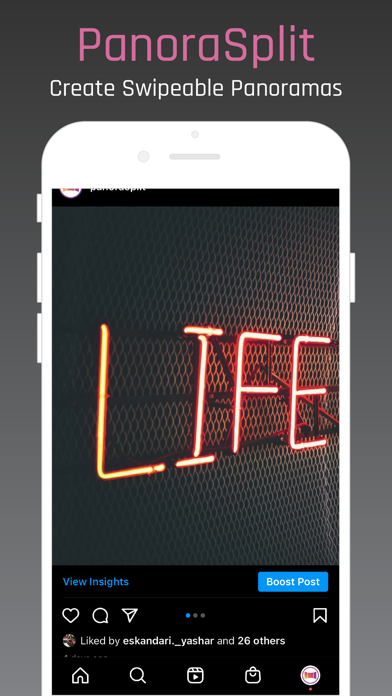 PanoraSplit for Instagram screenshot 5