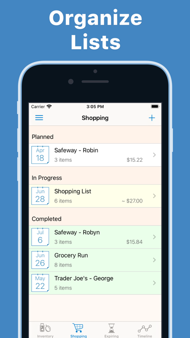 Pantry Check - Grocery List screenshot 1