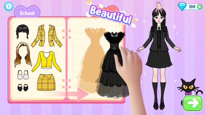 Paper Doll Makeover & Dress Up screenshot 2
