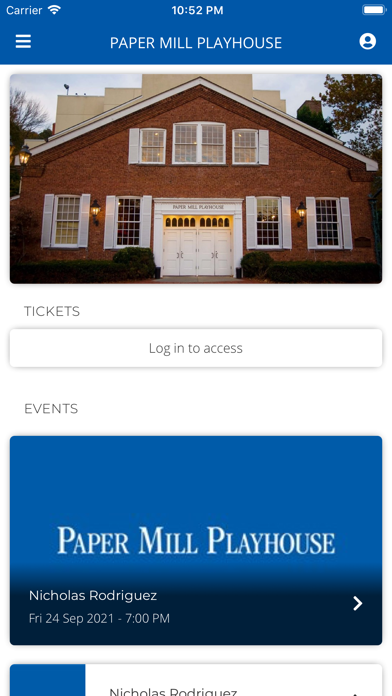 Paper Mill Playhouse screenshot 1