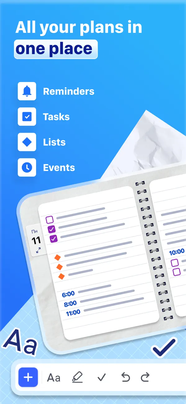 Paper Planner, Diary, Calendar screenshot 6
