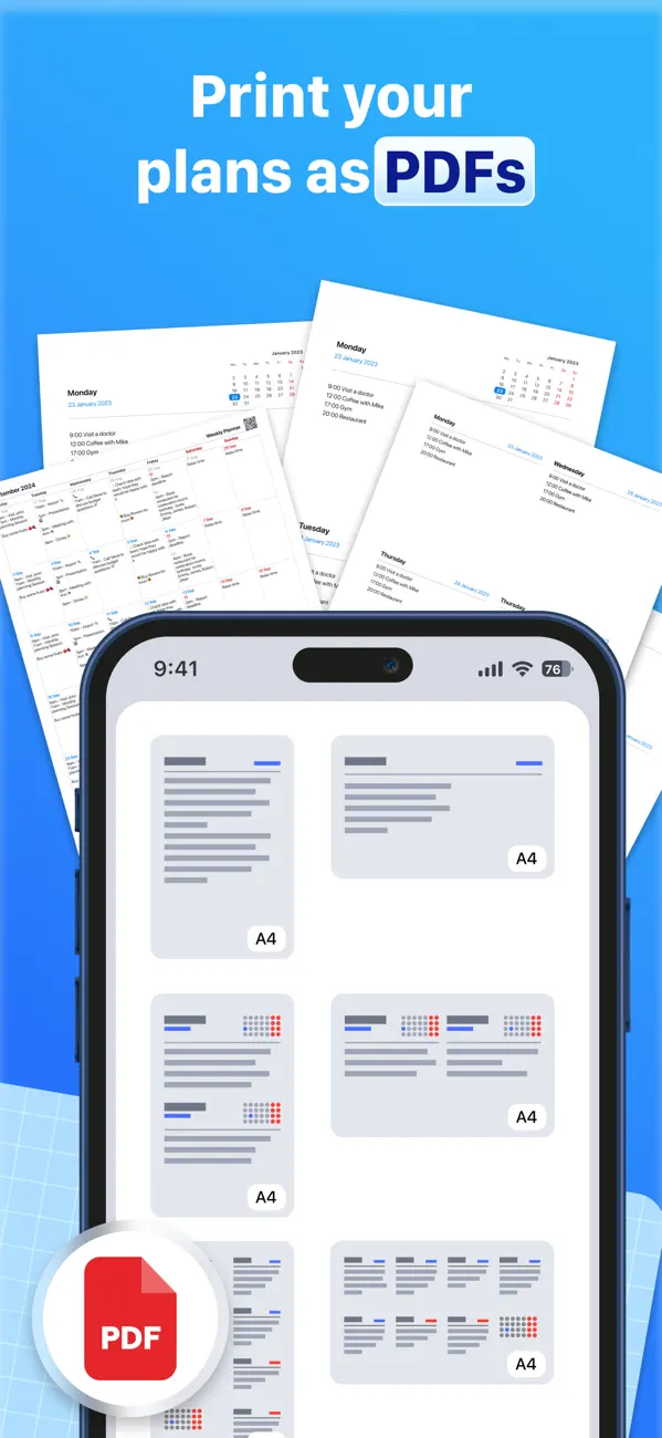 Paper Planner, Diary, Calendar screenshot 1