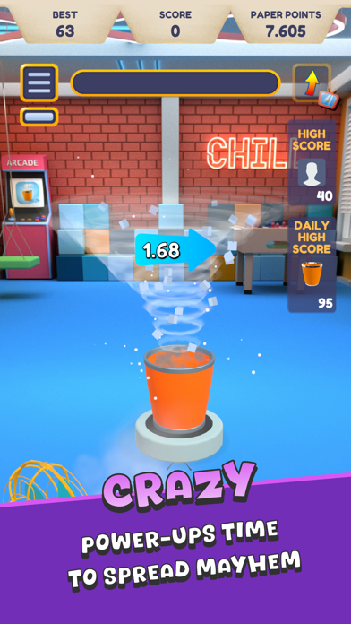 Paper Toss + screenshot 1