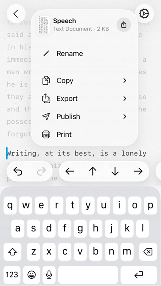 Paper: Writing App, Notes screenshot 1