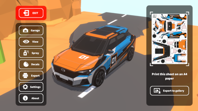 Papercraft Auto Shop: G screenshot 2