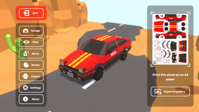Papercraft Auto Shop screenshot 2
