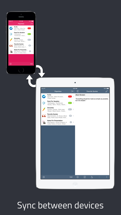 Paperless: Lists + Checklists screenshot 1