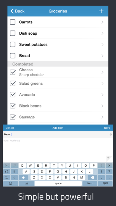 Paperless: Lists + Checklists screenshot 4