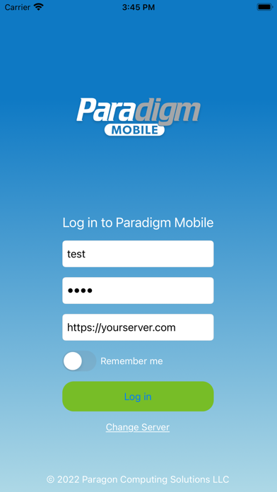 Paradigm Mobile screenshot 1
