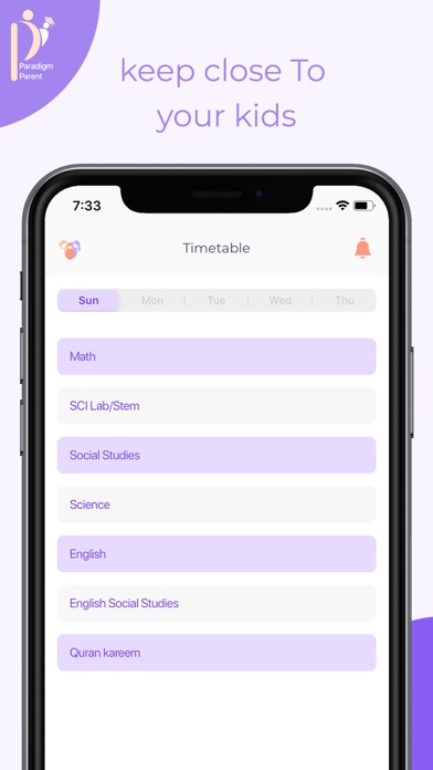 Paradigm Parents App screenshot 1