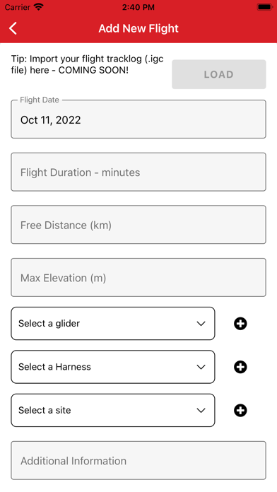 Paragliding Logbook screenshot 6
