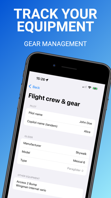 Paragliding Tracker: Wingman screenshot 1