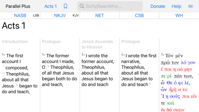 PARALLEL PLUS Bible-study app screenshot 1