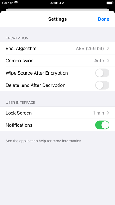 Paranoia File Encryption PRO screenshot 3