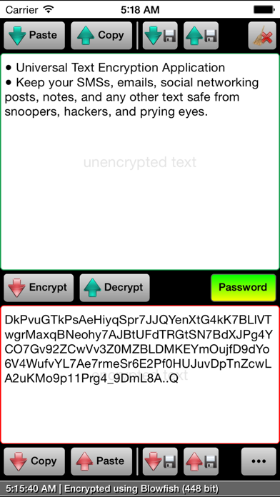 Paranoia Text Encryption Lite screenshot 5