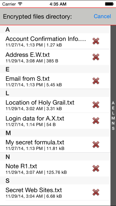 Paranoia Text Encryption PRO screenshot 2