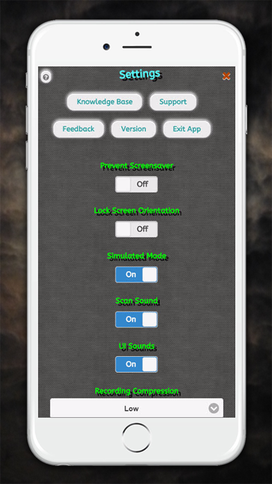 Paranormal EMF Recorder and Scanner screenshot 2