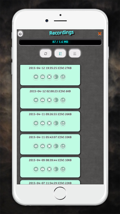 Paranormal EMF Recorder and Scanner screenshot 4