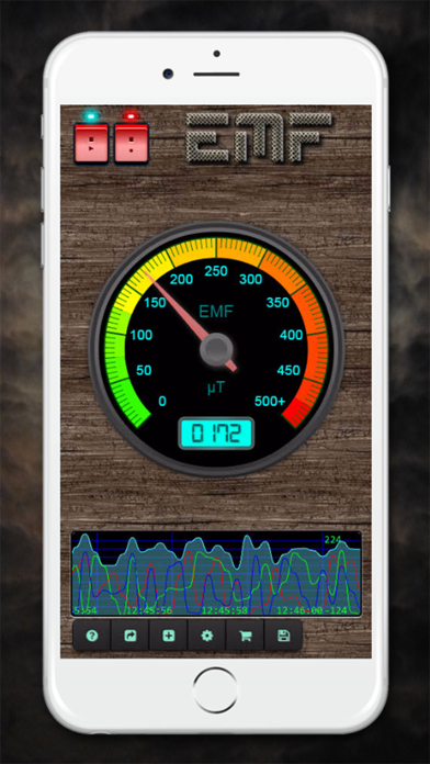 Paranormal EMF Recorder and Scanner screenshot 1