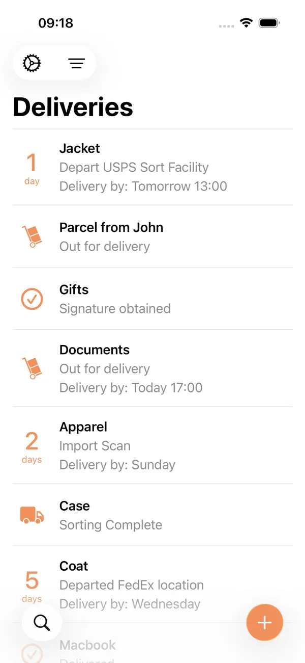 Parcel - Delivery Tracking screenshot 6