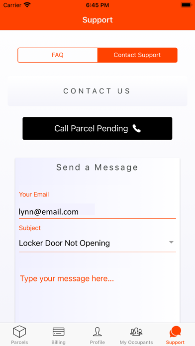 Parcel Pending Mobile screenshot 1