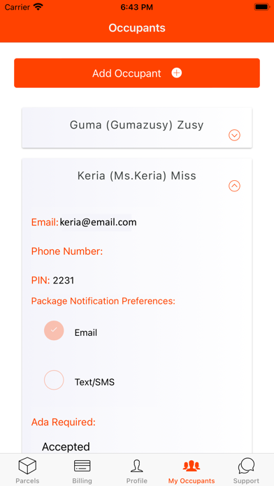 Parcel Pending Mobile screenshot 3