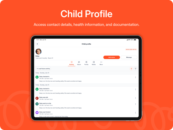 Parent: Child Care App screenshot 2