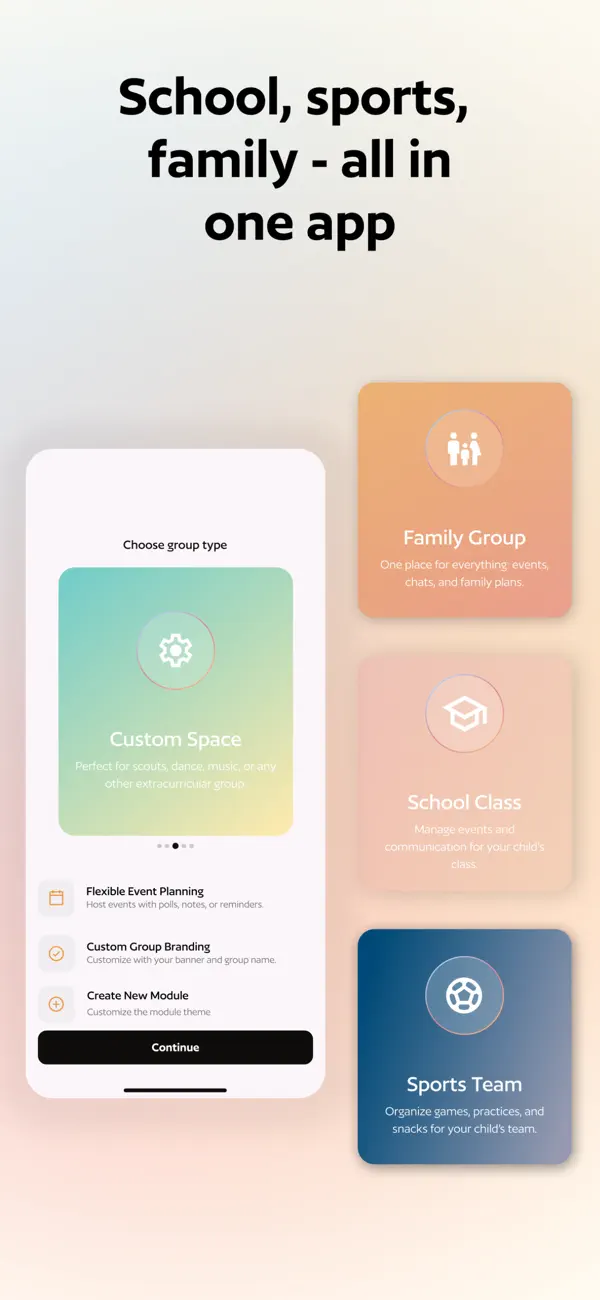 Parentr: Family Organizer screenshot 1