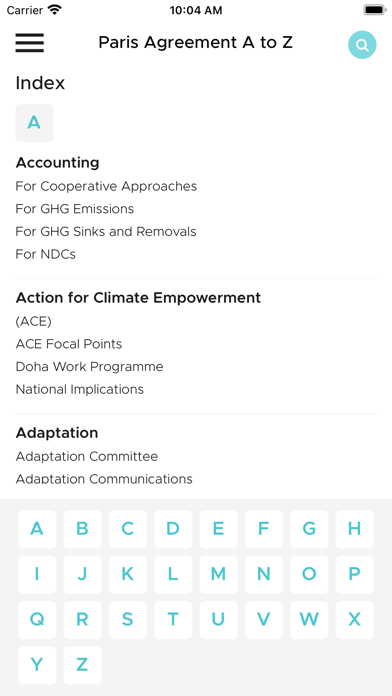 Paris Agreement A to Z screenshot 2