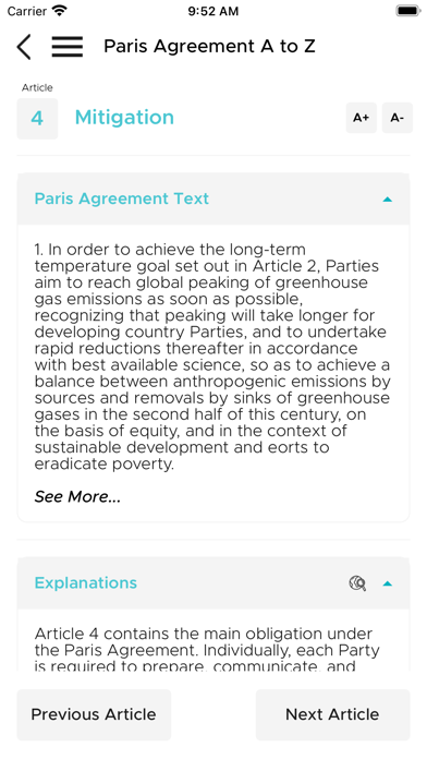 Paris Agreement A to Z screenshot 4
