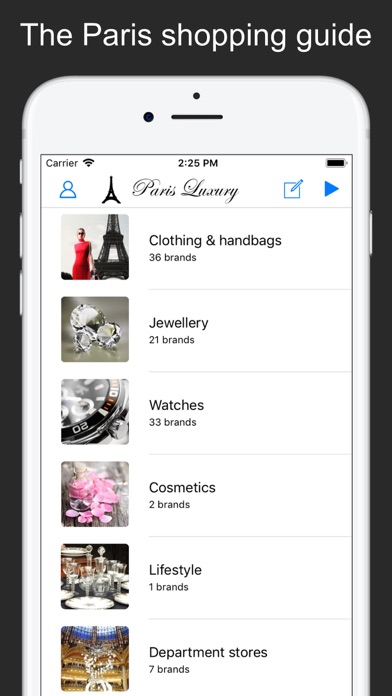 Paris Luxury - Shopping guide screenshot 5